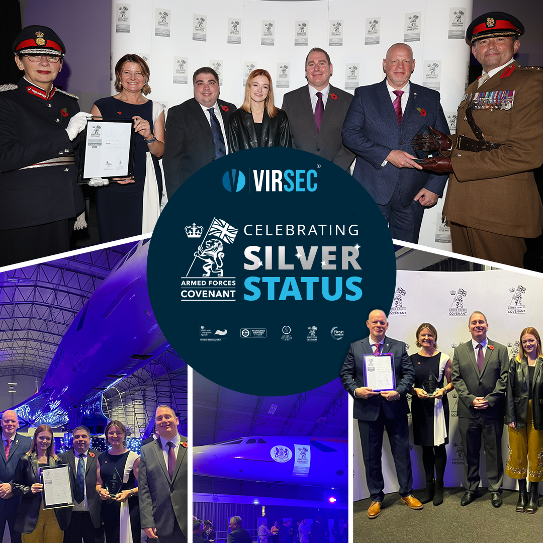 VIRSEC Proud to Receive the Armed Forces Covenant Silver Awards Ceremony 1